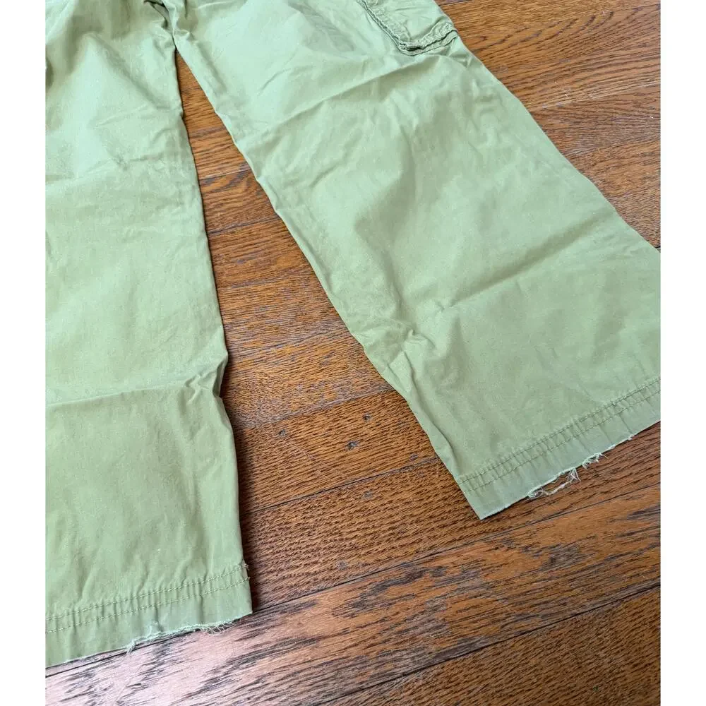 Old Navy Girls' Green Lightweight Cargo Pants Size 8